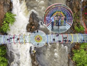Maharashtra&#8217;s First Glass Bridge Opens Over The Napne Waterfall- And It Is Only A Road Trip Away From Mumbai