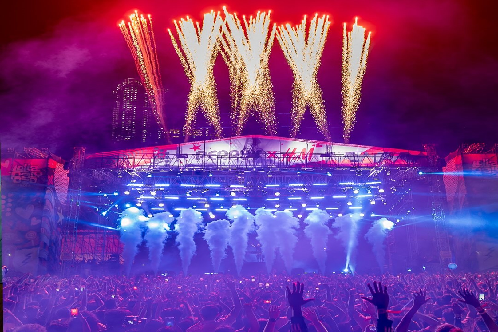 Lollapalooza India fireworks