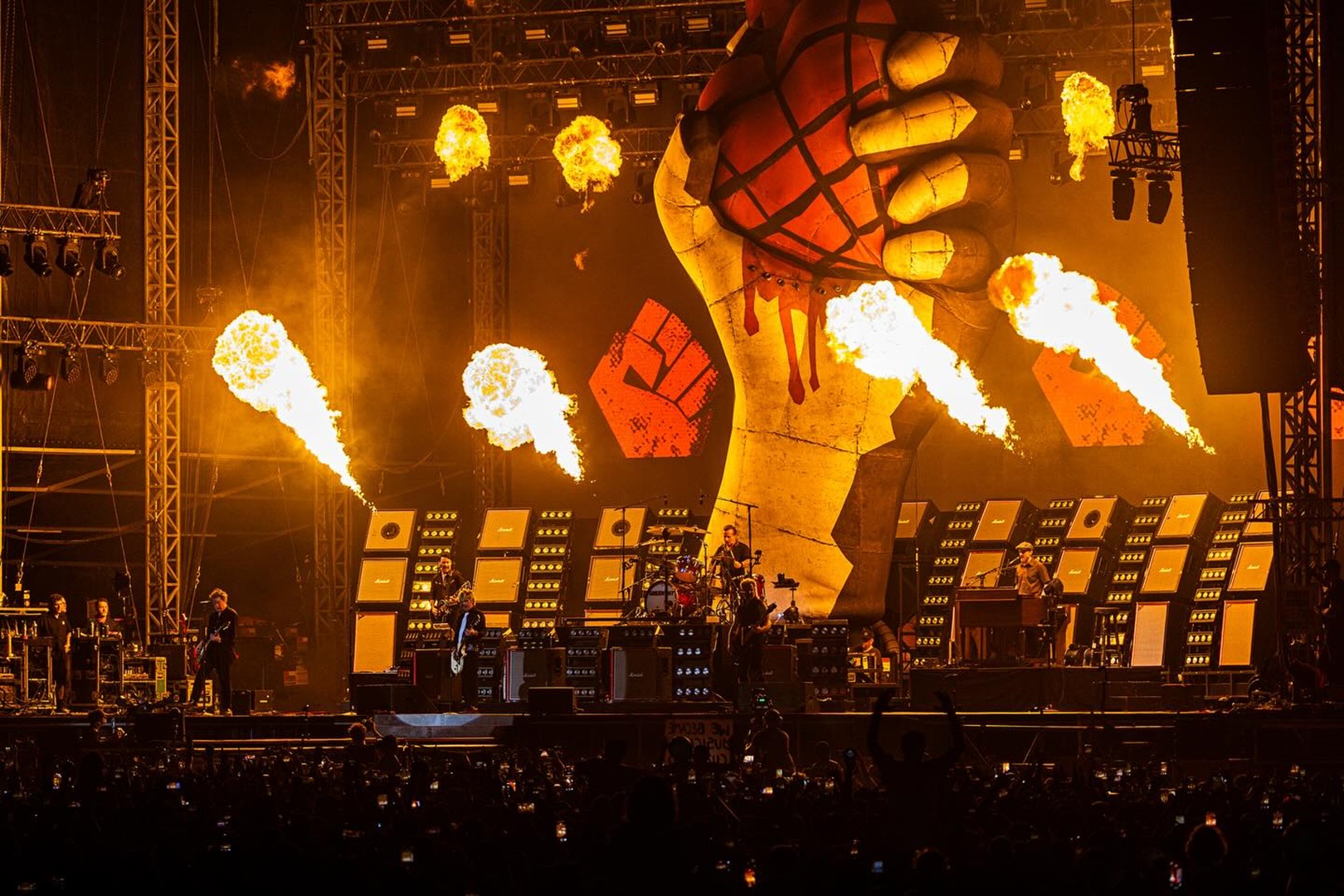 Green Day at Lollapalooza 2025 in Mumbai