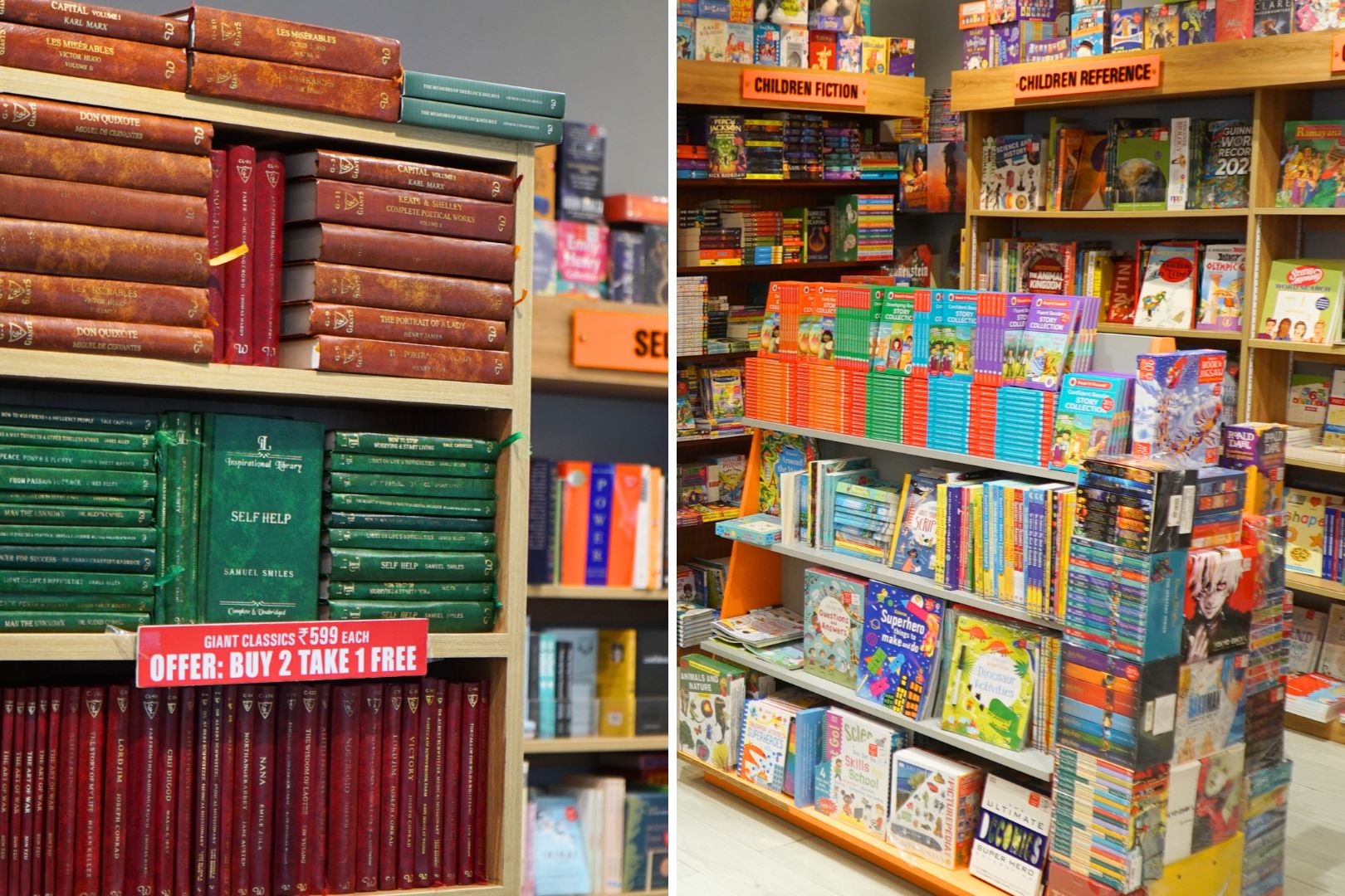 Visit the bargain book hut bookstore in September in Mumbai