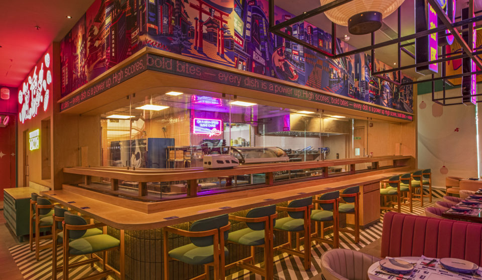 Harajuku Tokyo Cafe Brings A Slice Of Japan Straight From The 80s Anime And It Has A Conveyer Belt For Sushi Too