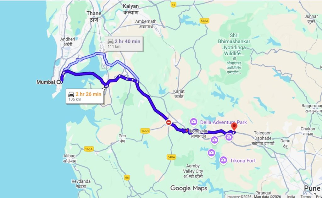 Mumbai to Kamshet Roadtrip