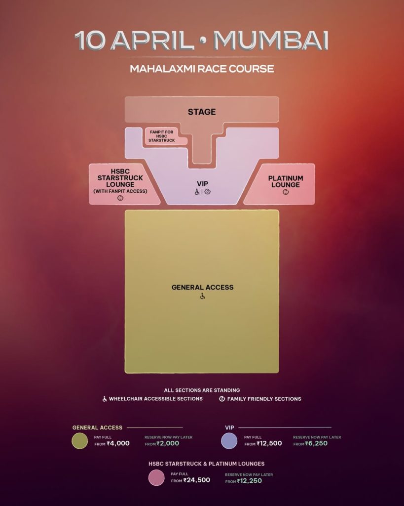 Shakira Mumbai concert 2026