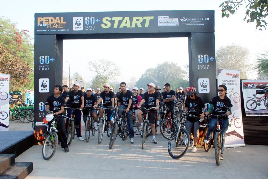 earth hour cyclothon