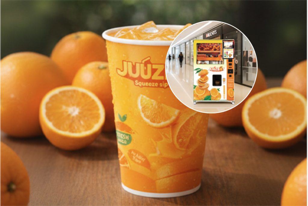 Juuzbot vending machine