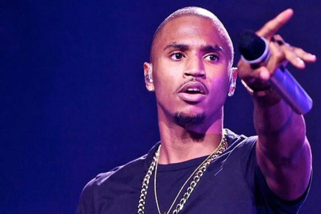 Trey Songz performing live during his IQONiQ White Nights tour