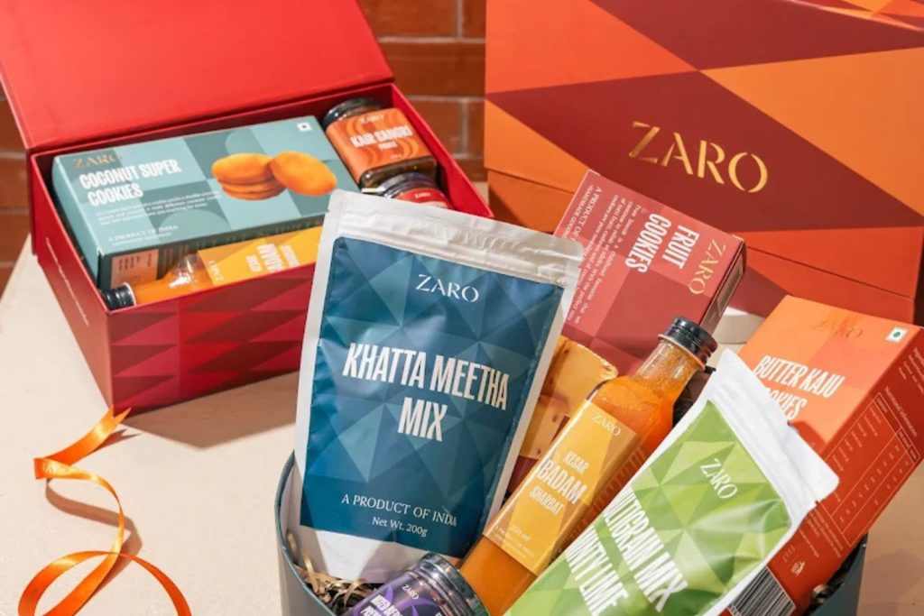 Zaro customisable hampers