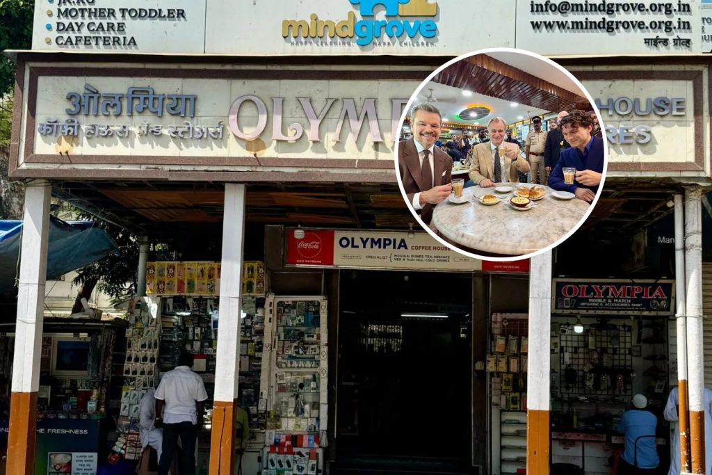 Founded in 1918, this iconic Colaba café served chai and bun maska to Christopher Nolan, Tom Holland, and Matt Damon