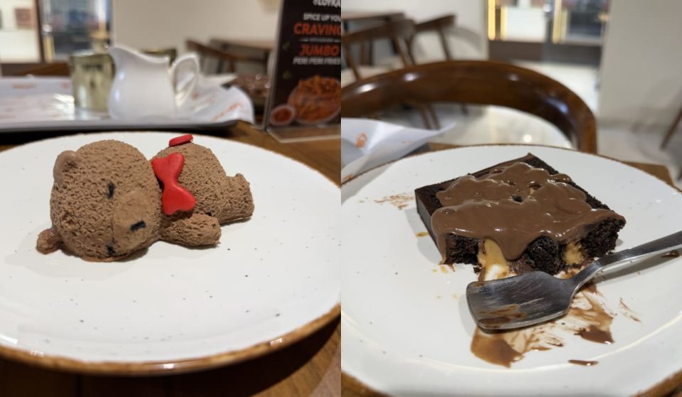 Loyka Desserts Mumbai: Melting Teddy Bear & Hot Chocolate