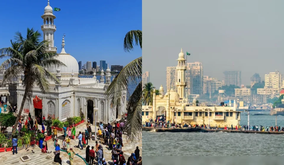 Haji Ali Dargah walkway vanishes underwater in Mumbai