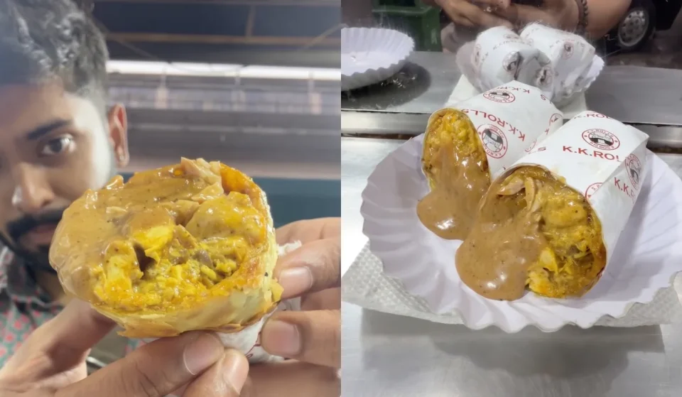 Kolkata kathi rolls at KK Rolls in Lower Parel, Mumbai
