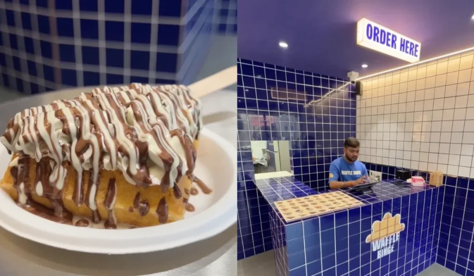 Viral Ferrero Rocher waffle at Waffle Binge in Bandra West