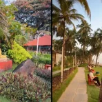 Juhu Beach Garden video: quiet oceanfront views in Mumbai