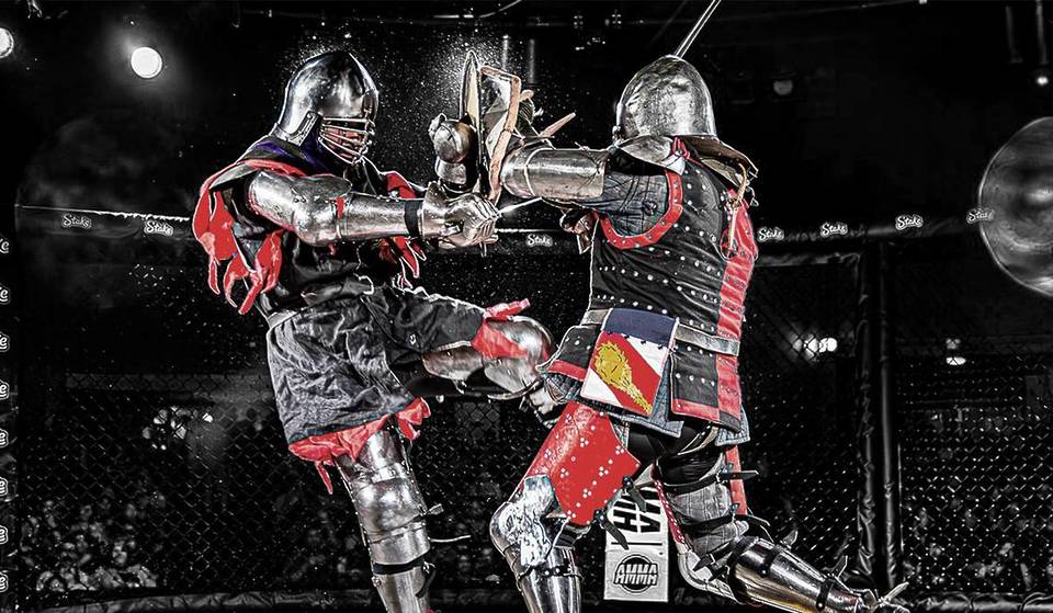 A Medieval Fight Club Hits Nashville — Watch Knights With Swords Battle In An Iron Cage
