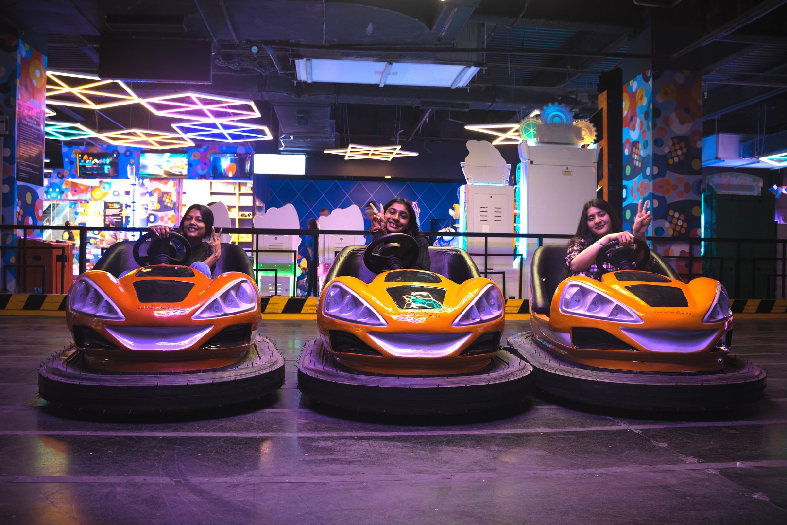 Masti Zone's bumper cart game