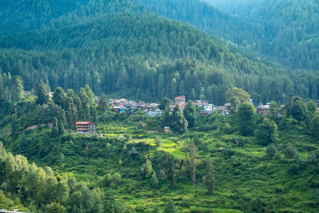 A view of Jibhi Villlage