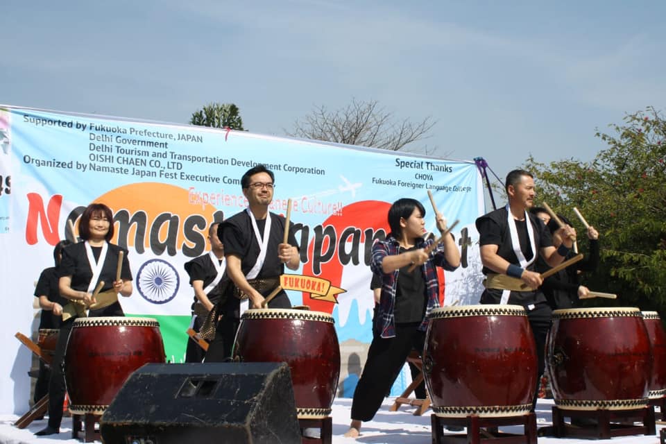 Namaste Japan fest - Traditional Drums
