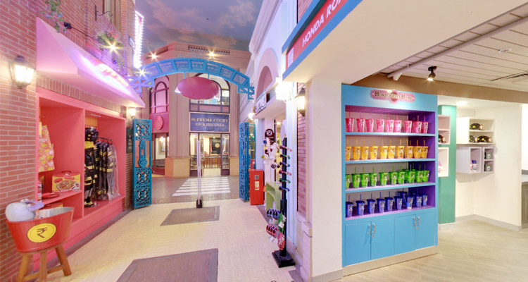 KidZania grocery store and candy factory
