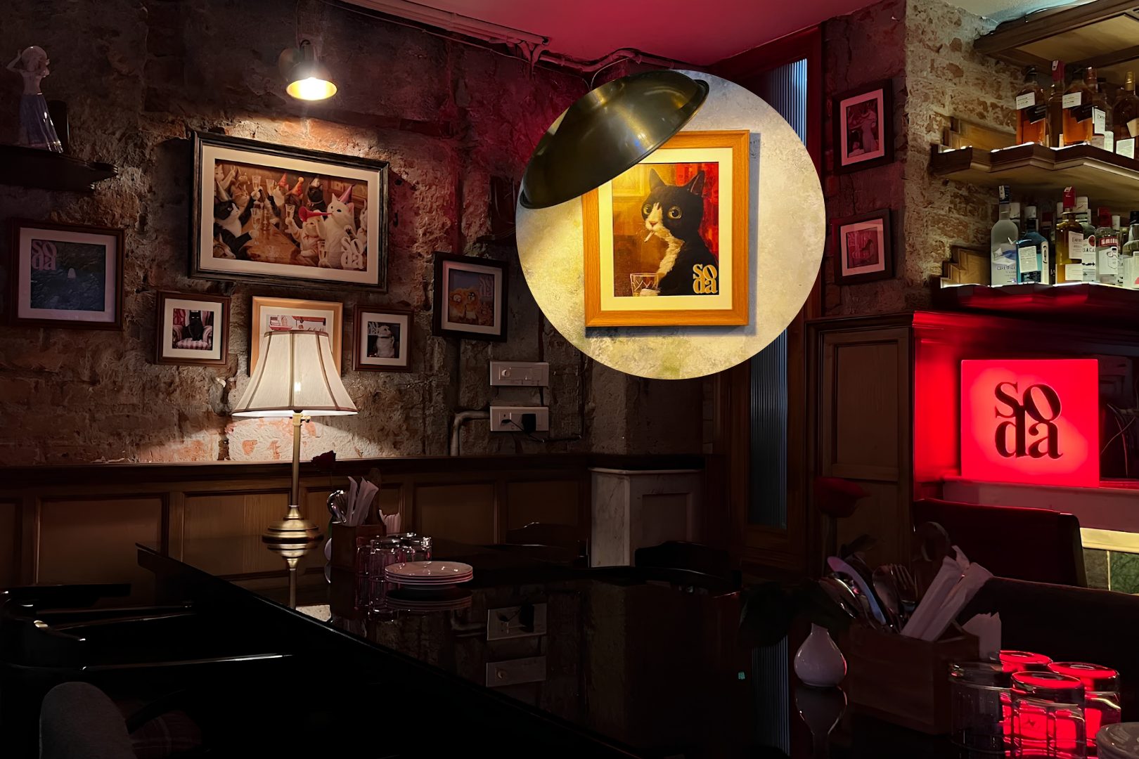 This 15-seater hidden speakeasy has miniature bottles on the menu with a side of Europe – and free shots on the house