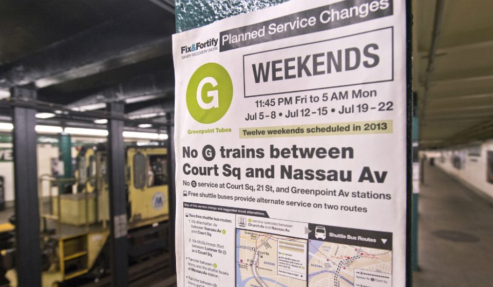 The Eternal Struggles of Weekend Subway Commutes