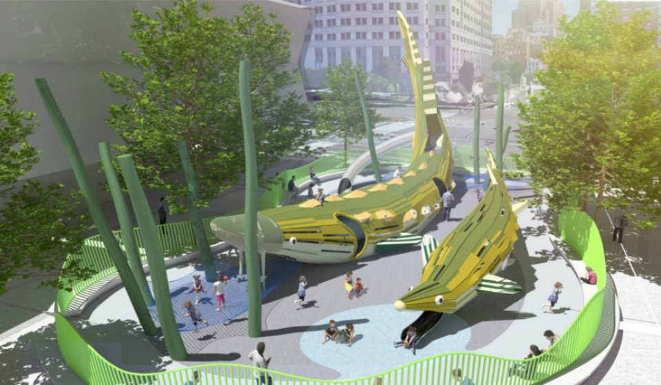 Pier 26’s New Waterfront Playground is Seriously Fishy
