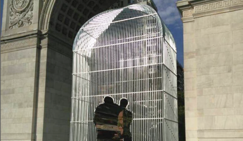 Ai Weiwei’s Controversial Installation is up Under Washington Square Park Arch