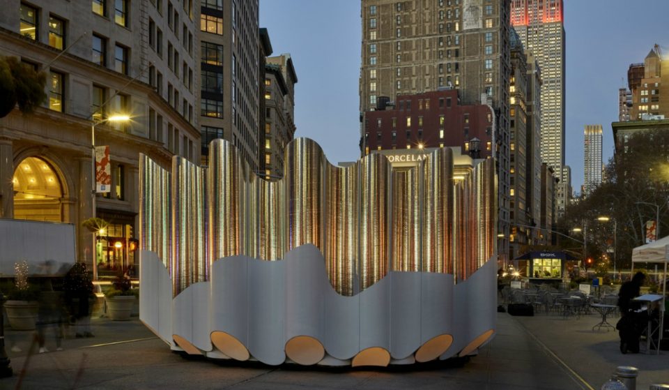 New Art Installation Brings Holiday Brightness to Flatiron