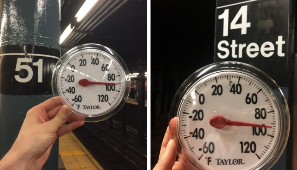 If It Feels Like 100-Degrees on the Subway Platform, It Probably Is