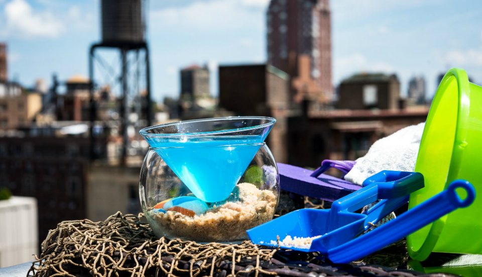 Rooftop Bar Transforms Into a Pop-Up ‘Secret Beach’ to Extend Summer Vibes in NYC