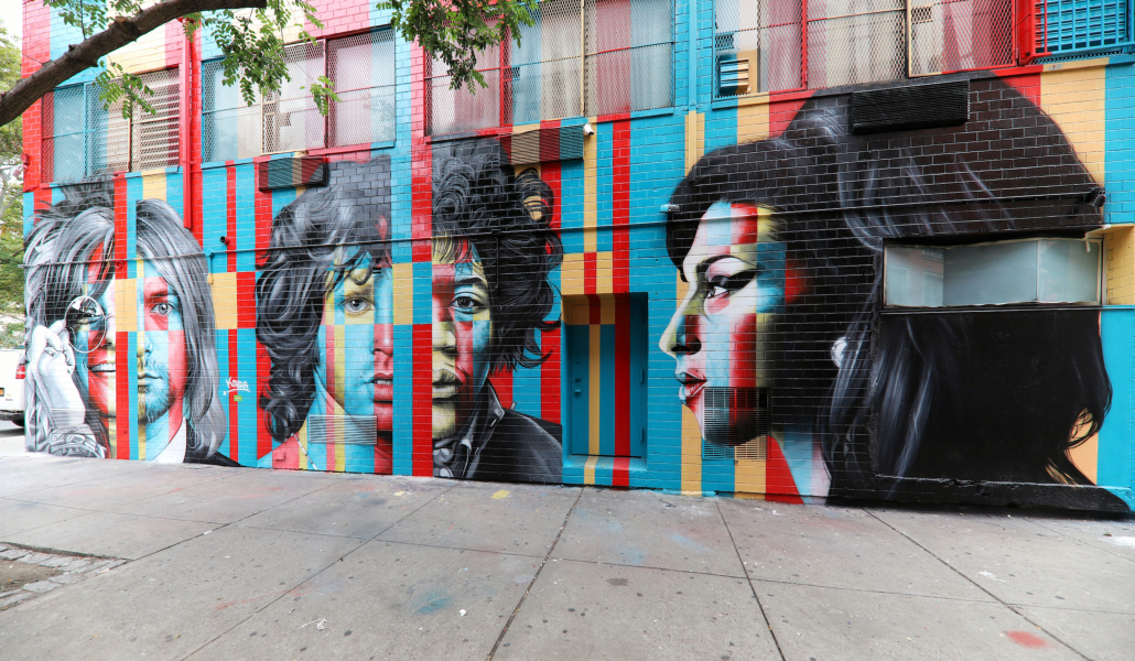 A New Mural Featuring Different Musical Legends Is Now Up In The LES