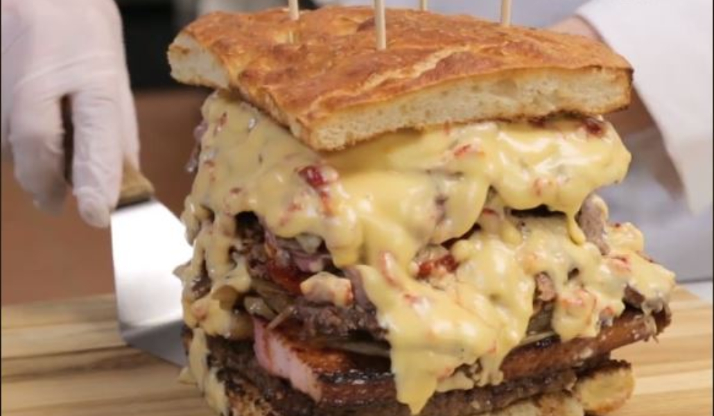This Giant, Meat Filled Sandwich Is Available In NYC... For A Whopping 375