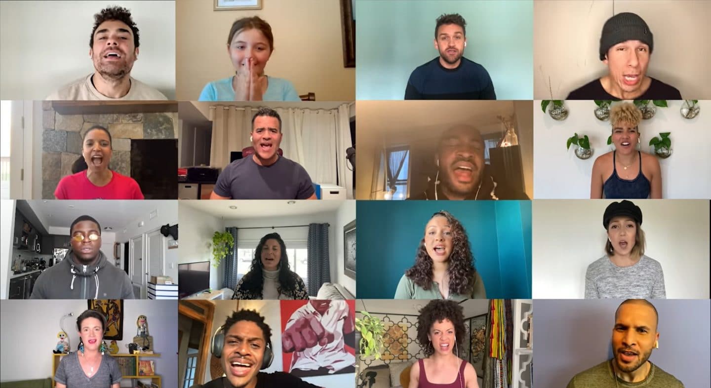 The Original Hamilton Cast Reunited To Sing For A Girl Who Couldn’t Get
