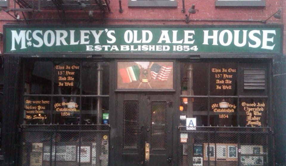 Iconic Irish Pub McSorley’s Is Back Open, Serving Burgers & Beer To-Go