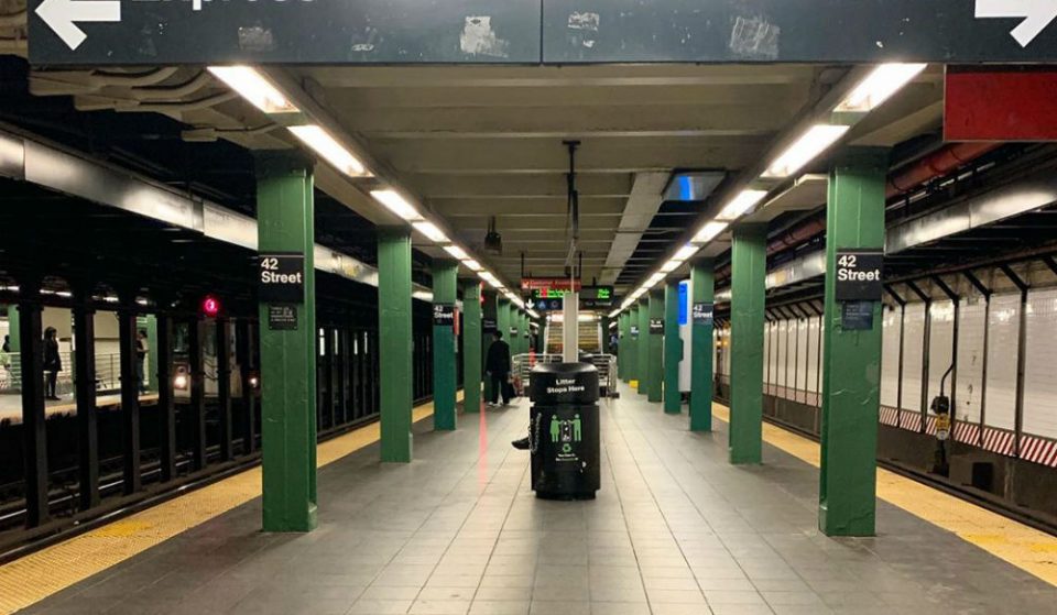 These 10 Poignant Photos Show Just How Empty NYC Subway Stations Are Right Now