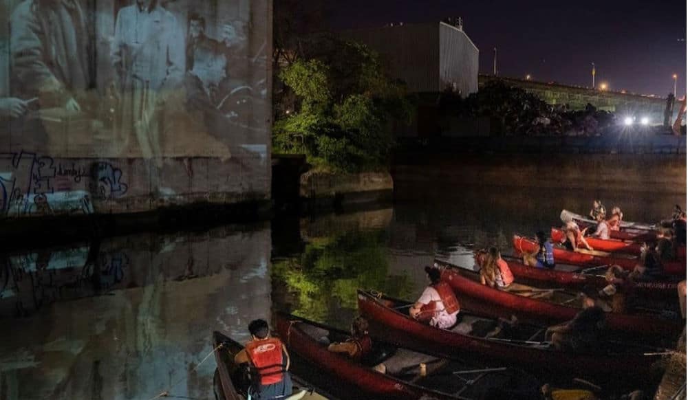 You Can Paddle Out To A Moonlit Floating Cinema In Brooklyn This Summer