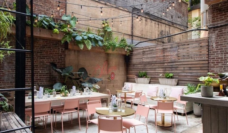This Secret Garden Patio Is Hidden Beneath An Upper East Side Sandwich Shop • Blume