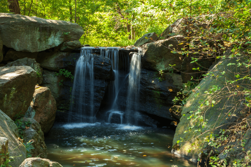 This Hidden Part Of Central Park Is Full Of Enchanting Waterfalls