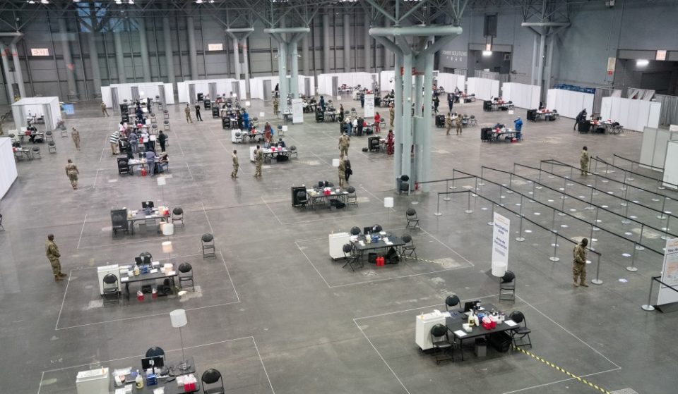 The Javits Center & Yankee Stadium Will Start Overnight Vaccine Appointments This Week