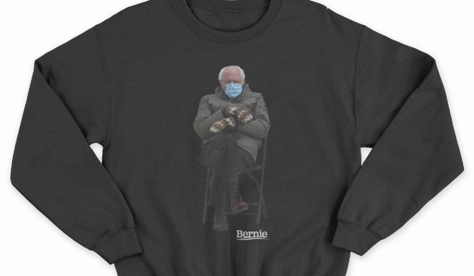 Yes, Bernie Sanders Has Now Turned His Own Meme Into A Sweatshirt
