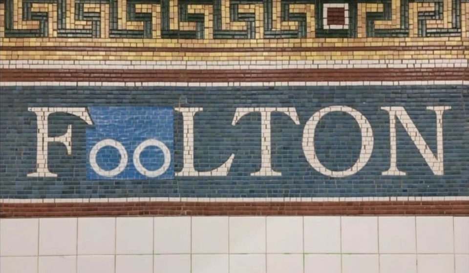 The Fulton St. Subway Station Has Been Renamed ‘Foolton St.’