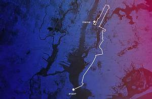 NYC Marathon route 2022