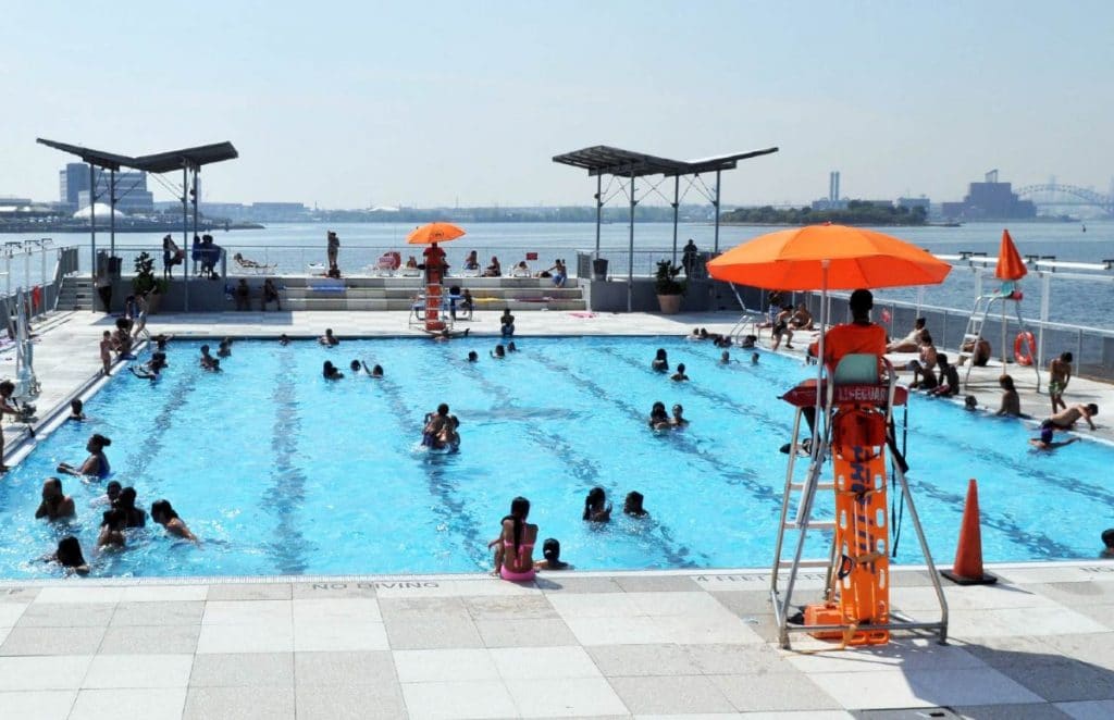 America's Only Floating Pool Has Reopened For The Summer In NYC
