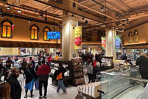 Interior of Wegmans in Manhattan