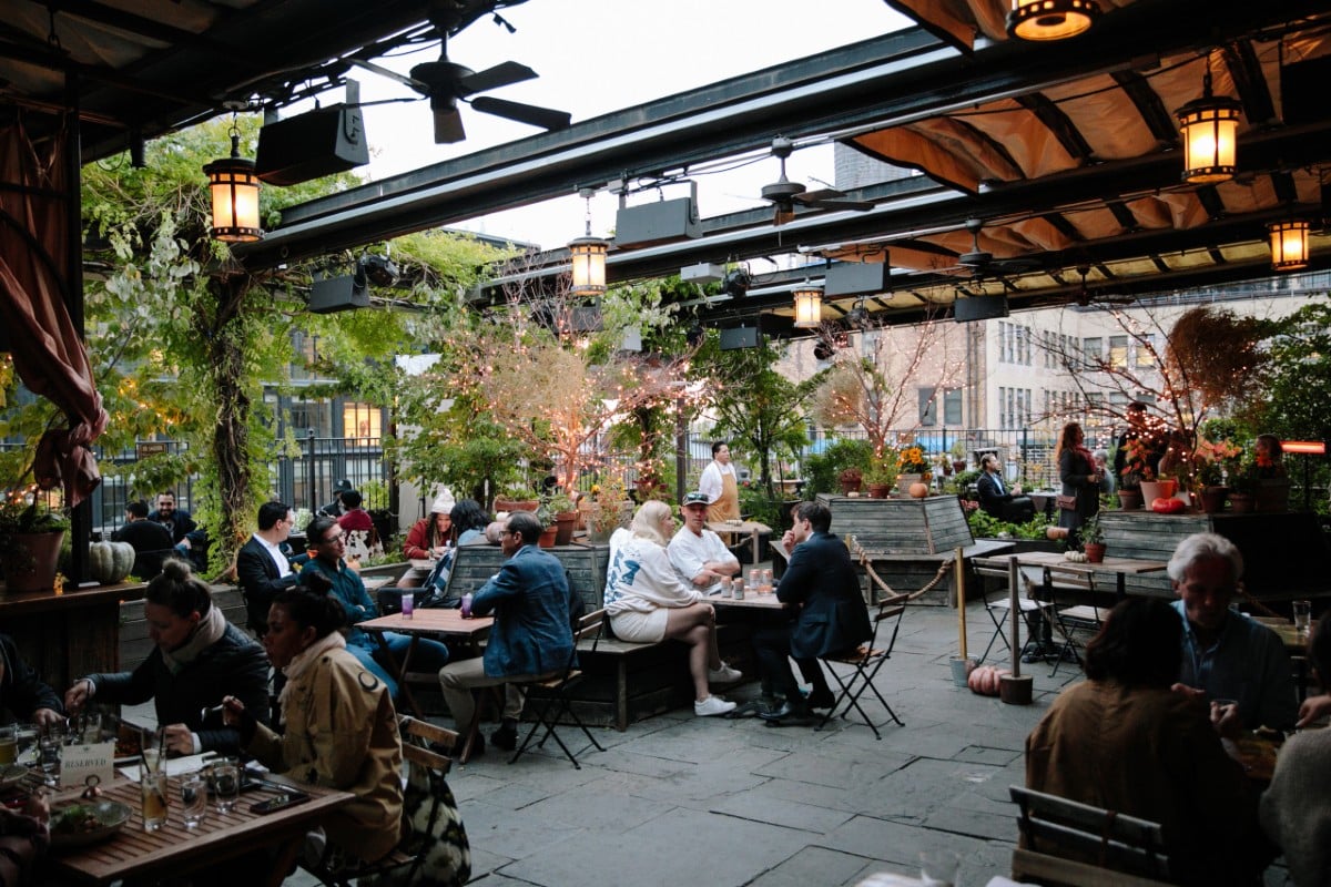 gallow green dress code Green's Dreamy Secret Garden Rooftop To Soon Reopen mckittrick hotel san francisco