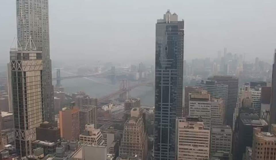 Canadian Wildfire Smoke Expected To Blanket NYC In A Haze Yet Again