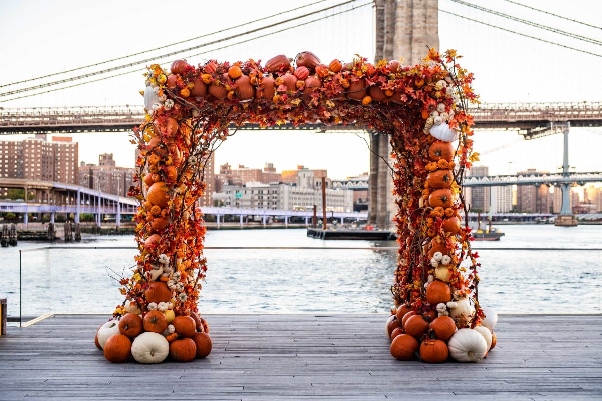 South Street Seaport's Amazingly OverTheTop Pumpkin Arch Is Back For