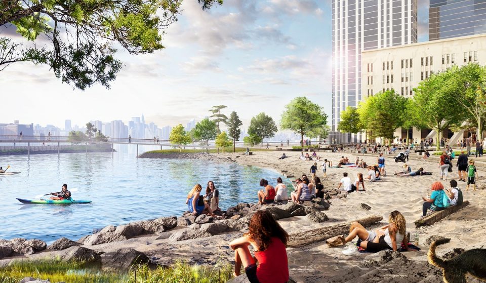 A Massive Man-Made Beach &#038; Waterfront Park Is Coming To Williamsburg