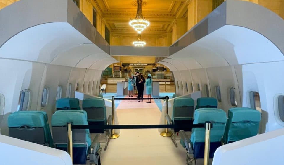 There’s An Adorable Vintage Jet Plane Pop-Up In Grand Central Today