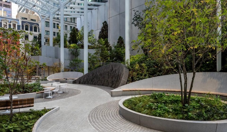 This Massive 21,300-Square-Foot Public Garden Oasis Is Open Year-Round In Midtown