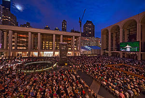 The Metroplitan Opera presents 2012 Summer Outdoor HD Festival, 8/25/12. Photo by Chris Lee
